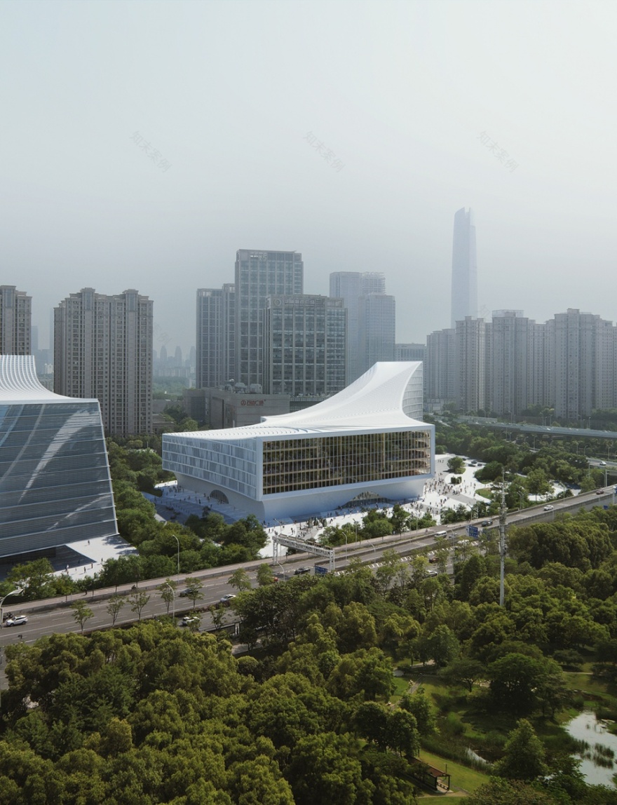 MVRDV 设计武汉图书馆新馆,融合传统与现代功能-7