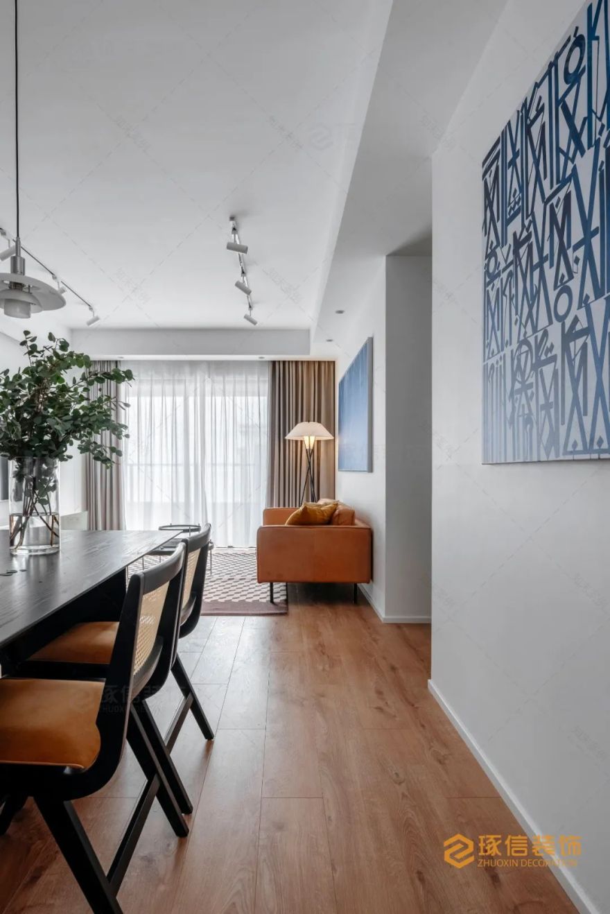 现代北欧风,华侨城云溪别院 90 平米三室两厅一厨两卫-28