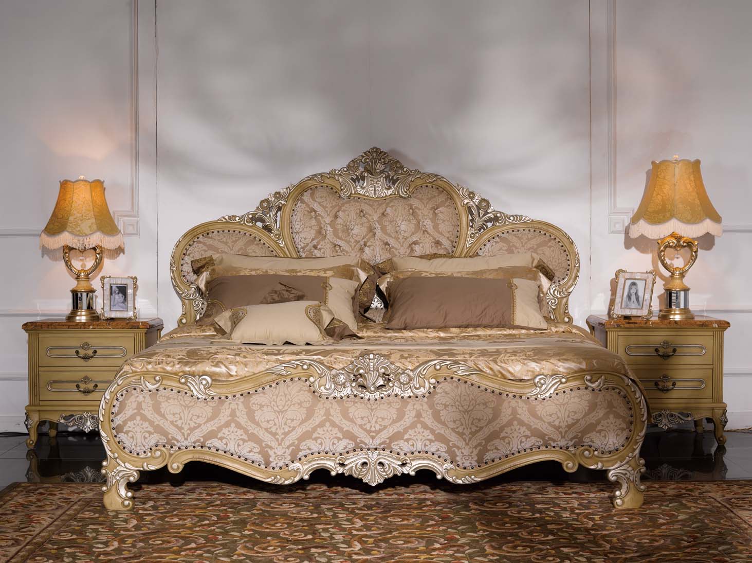 高清古典美式风格 卧室客厅餐厅书房家具场景图片素材-4-3