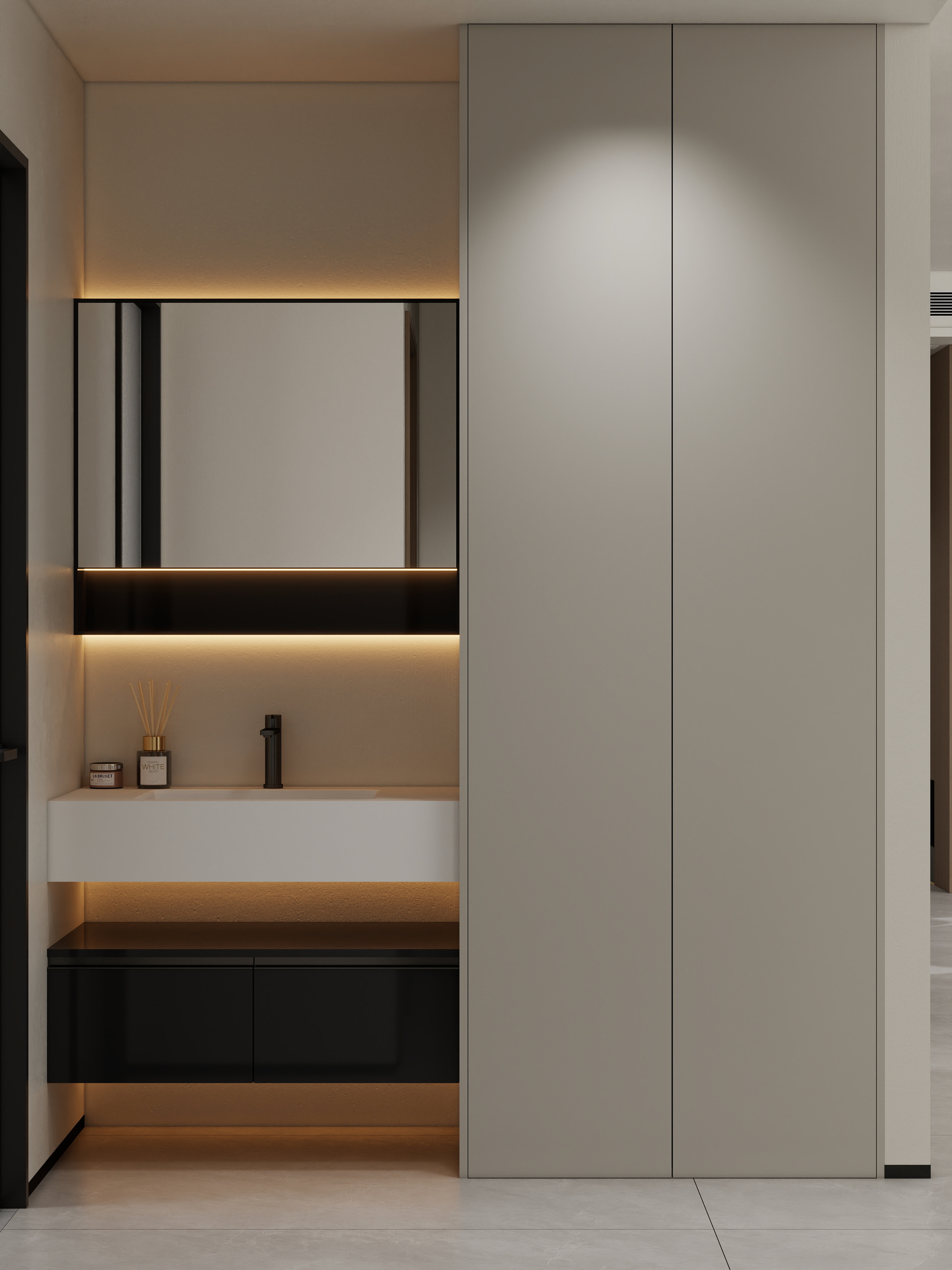 《天河学区房·时光叠影》中古风混搭家居设计丨中国广州丨广州市至雅设计装饰工程有限公司-50