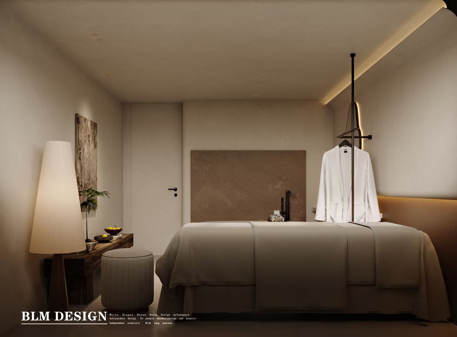 侘寂风美容院丨白龙马效果图-1