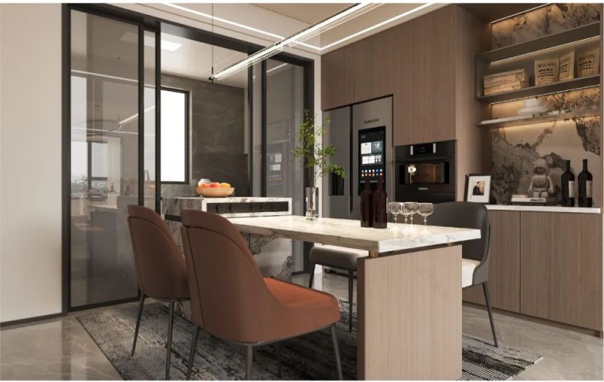 西安万熙天地意式轻奢家居设计丨中国西安丨西安大小空间设计-19