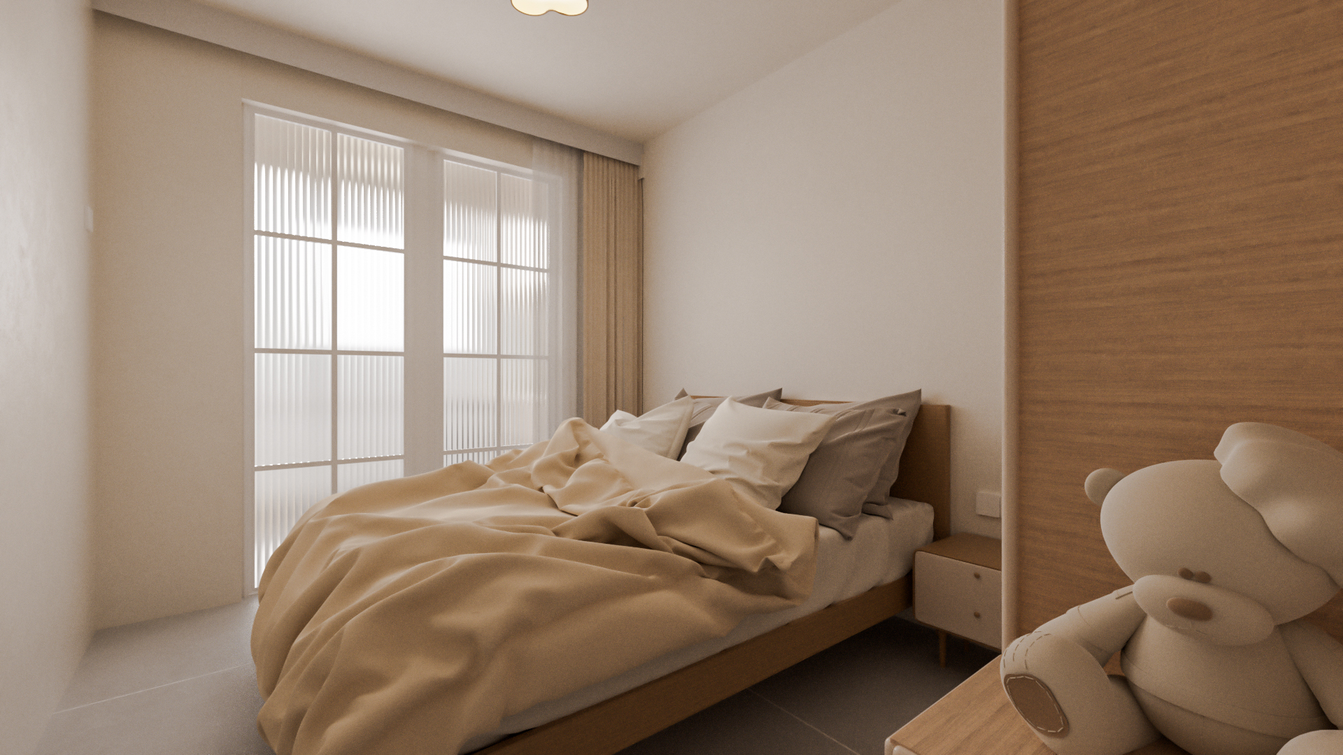 简约奶油风-家装-13