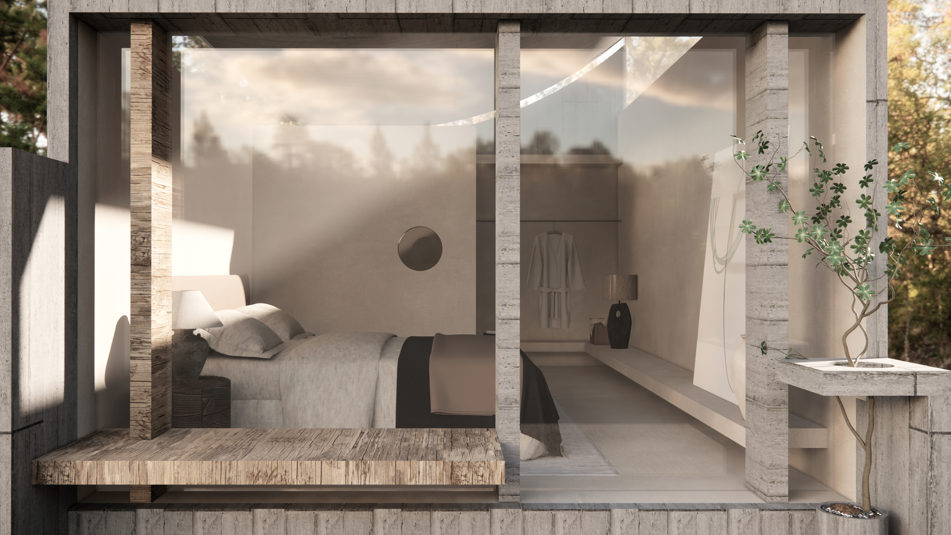 森林度假屋丨万物设计-9