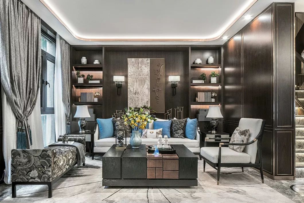 常德壹号府·新中式风格样板房设计丨中国常德丨伊派软装设计-52