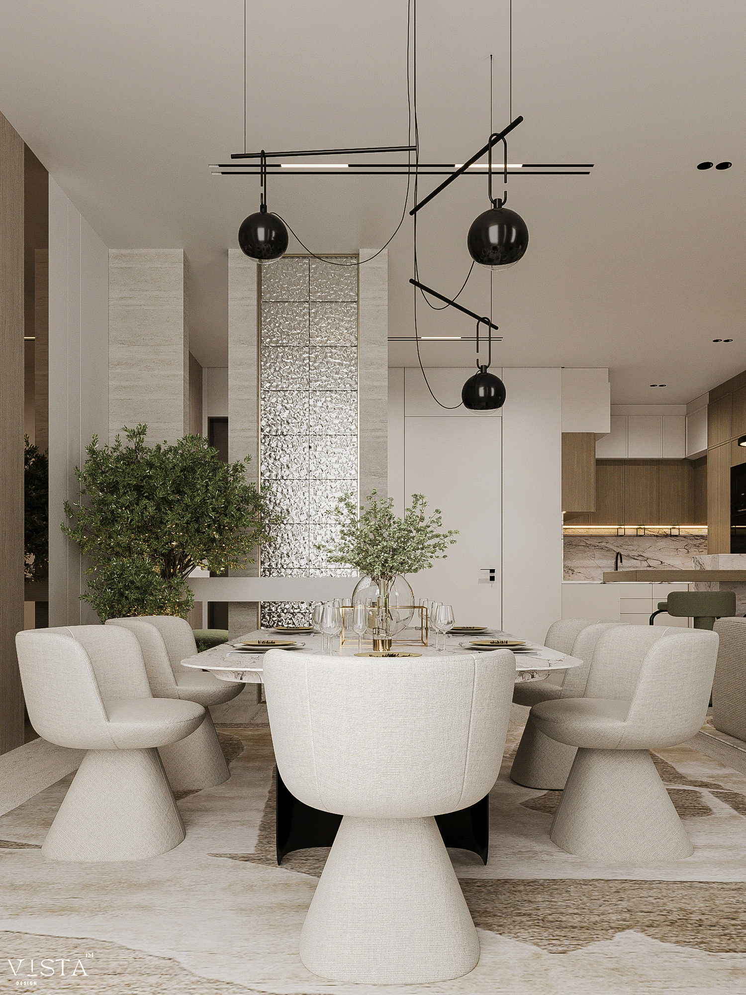 餐厅与客厅 · 沙特阿拉伯（注：KSA是沙特阿拉伯王国Kingdom of Saudi Arabia的缩写 ）丨VISTA Design-5