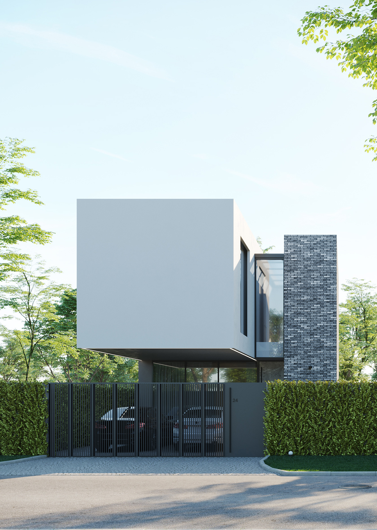 乌克兰 Dnipro 博嘉住宅——现代简约与私密空间的完美结合-11