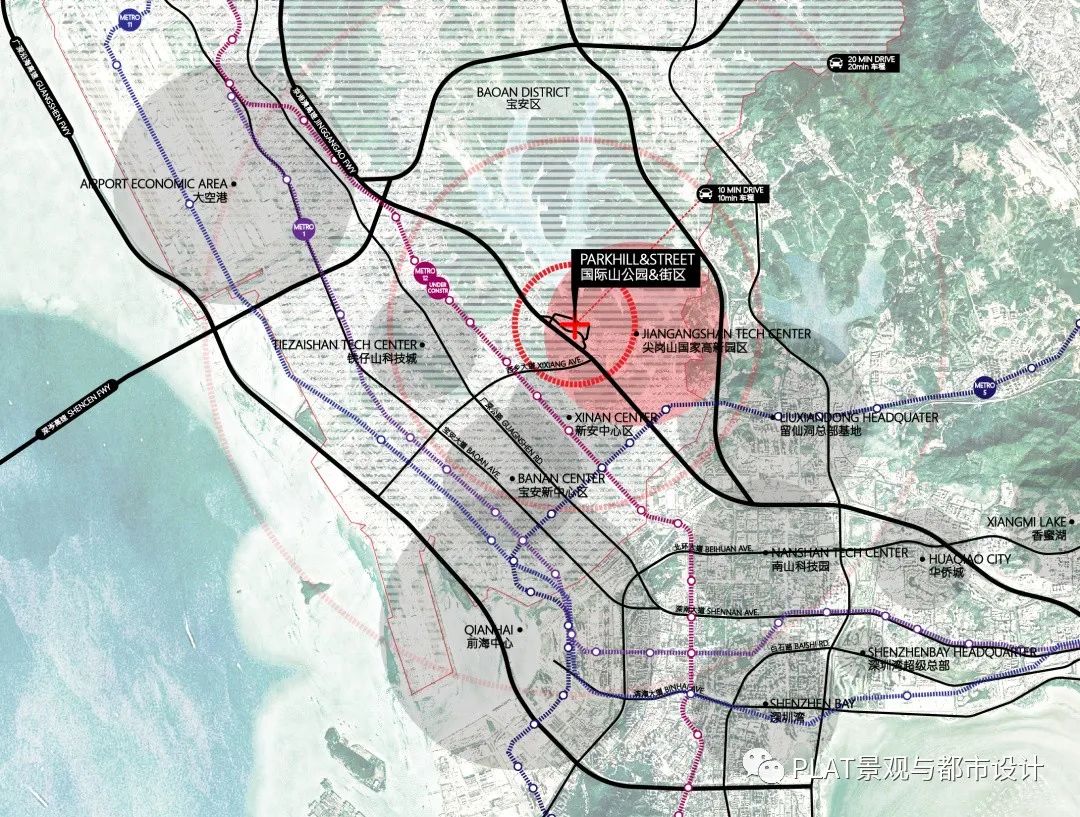 深圳国际山公园街区 · 绿色半山社区生活枢纽丨中国深圳丨PLAT Studio-50