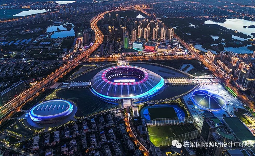 天津奥体中心夜景照明升级 | 水滴银辉,盛世同心-30