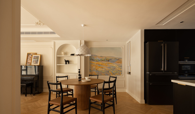 法式浪漫客厅设计，温馨互动空间-9