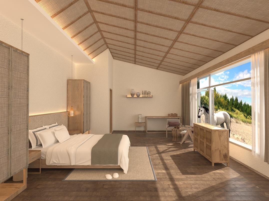 农家民宿马场内部空间设计-1