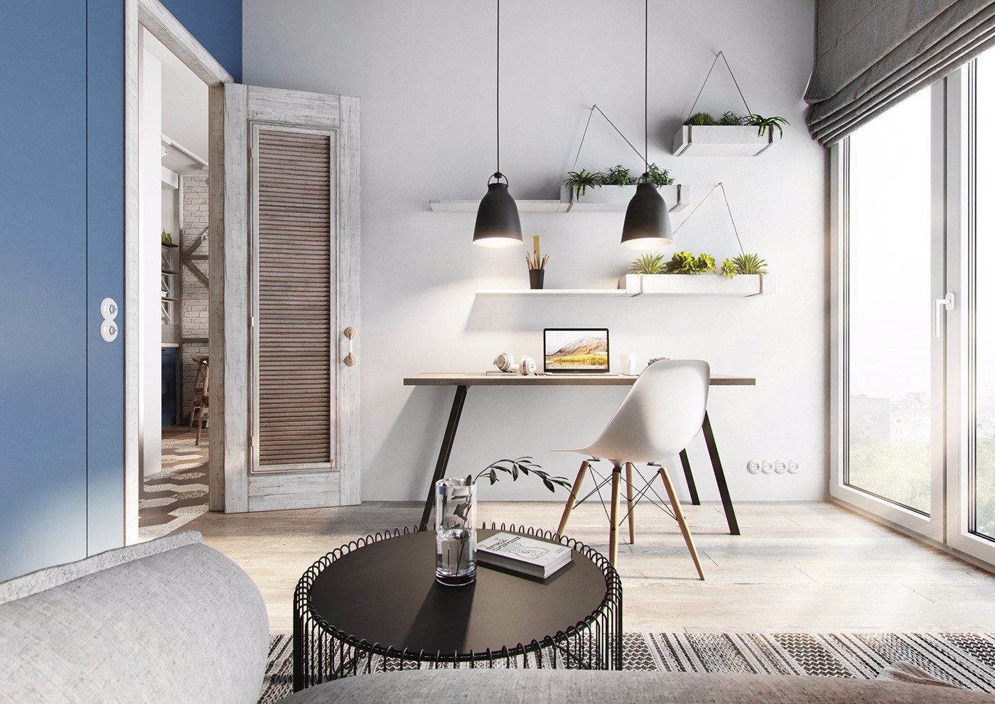 乌克兰基辅北欧风联排别墅设计-17