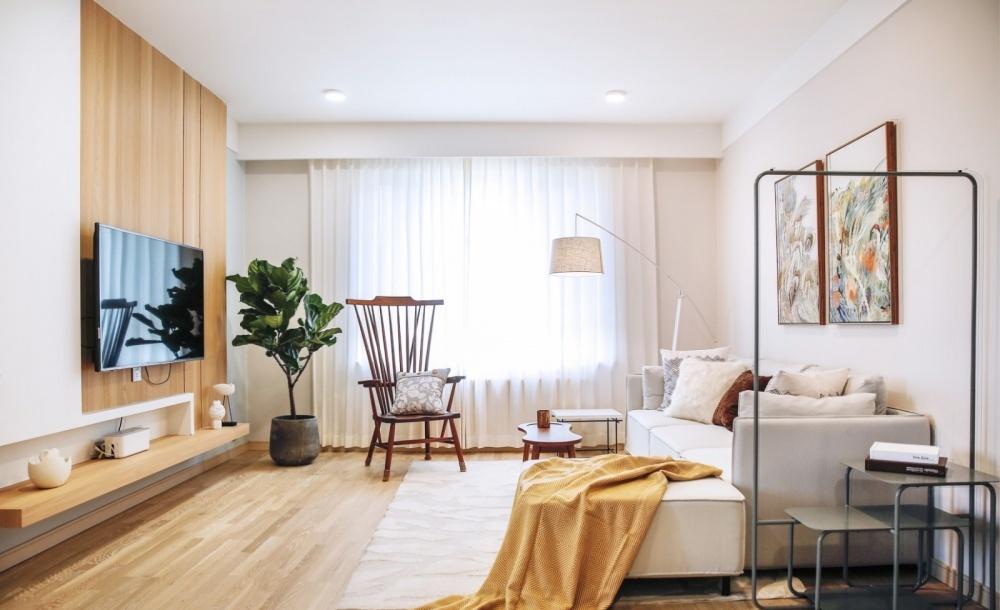 青岛 107㎡海景房 | 65 岁老太的现代东方养老之家-4