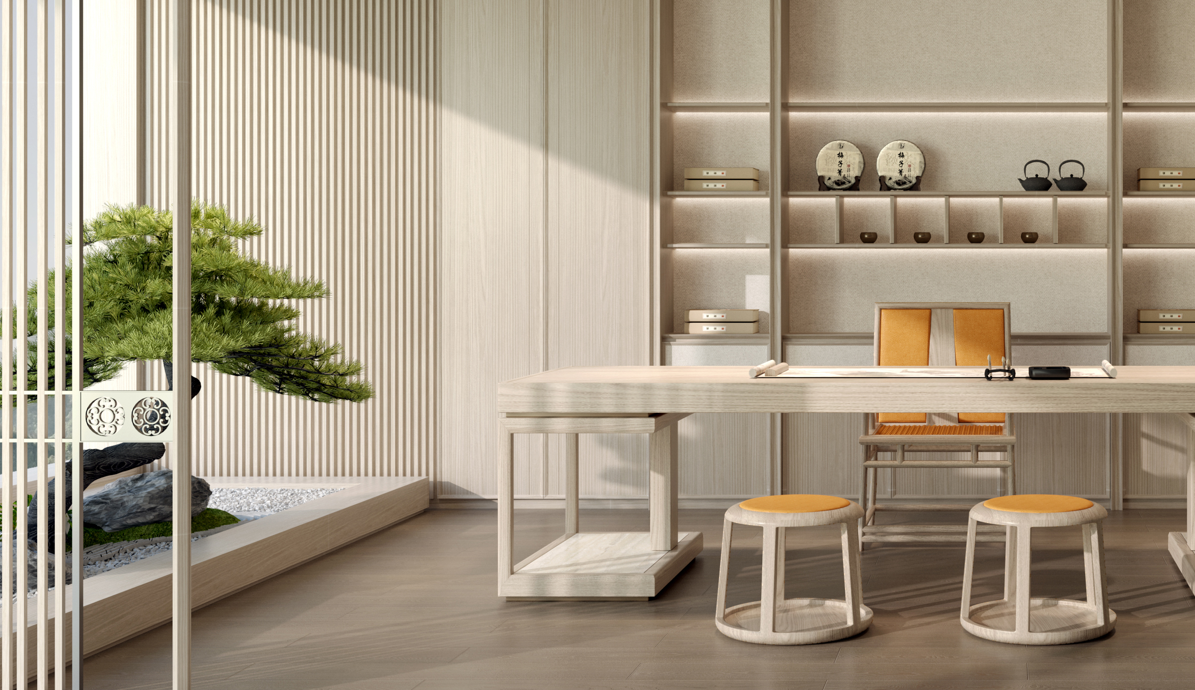 宋氏美学 · 茶书房 · 卧室 · 衣帽间 空间设计-3