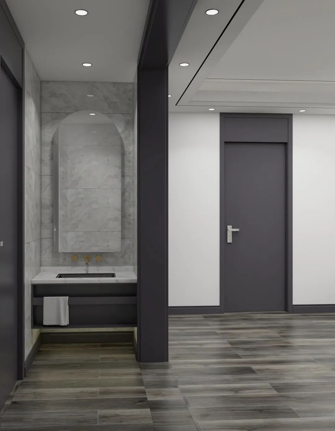 122㎡现代婚房设计-48