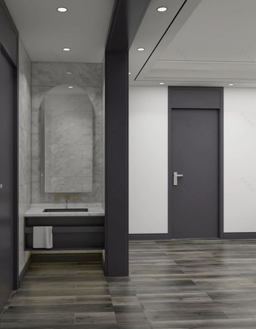 122㎡现代婚房设计-48