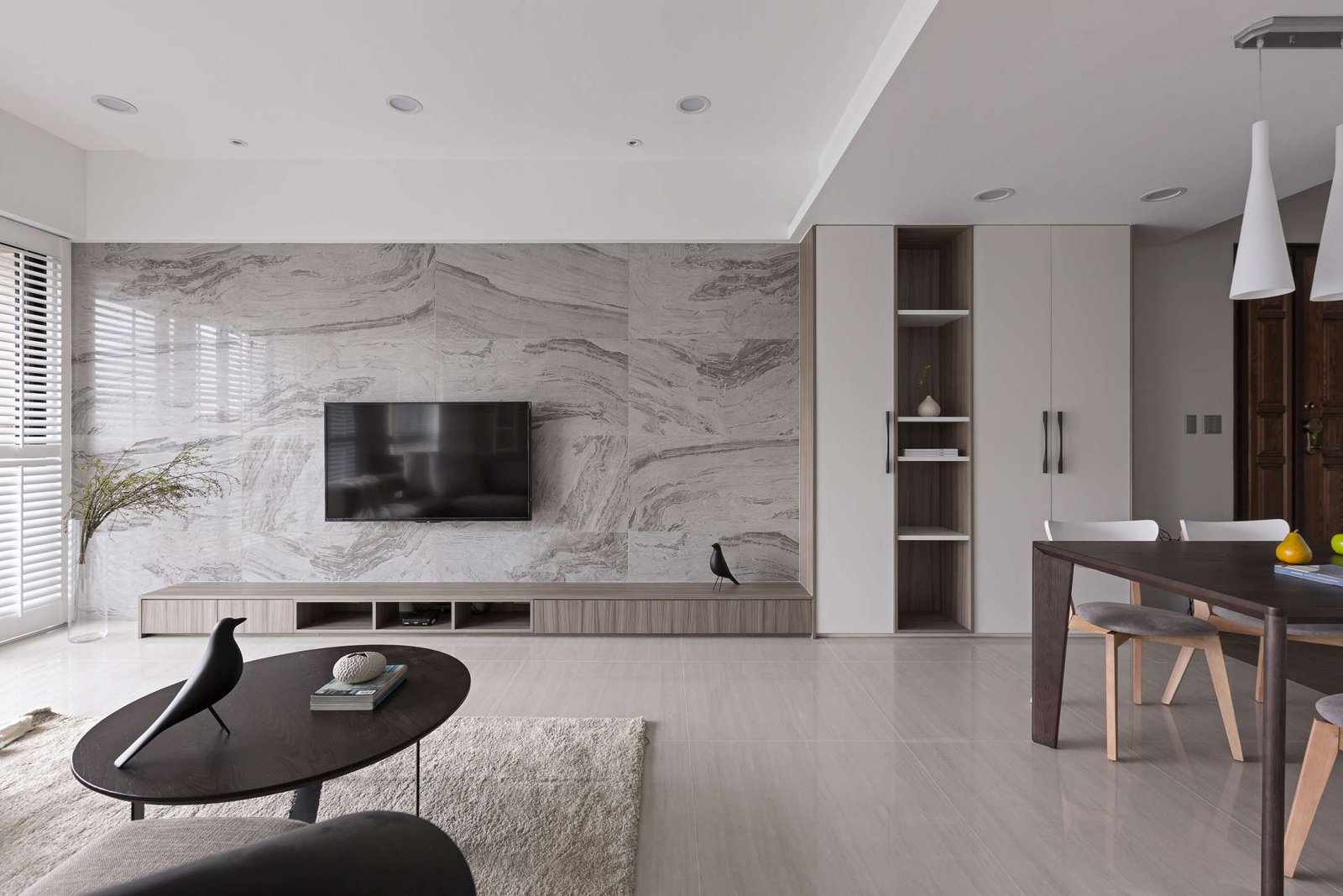 现代与传统交融的海外三房二厅住宅-0