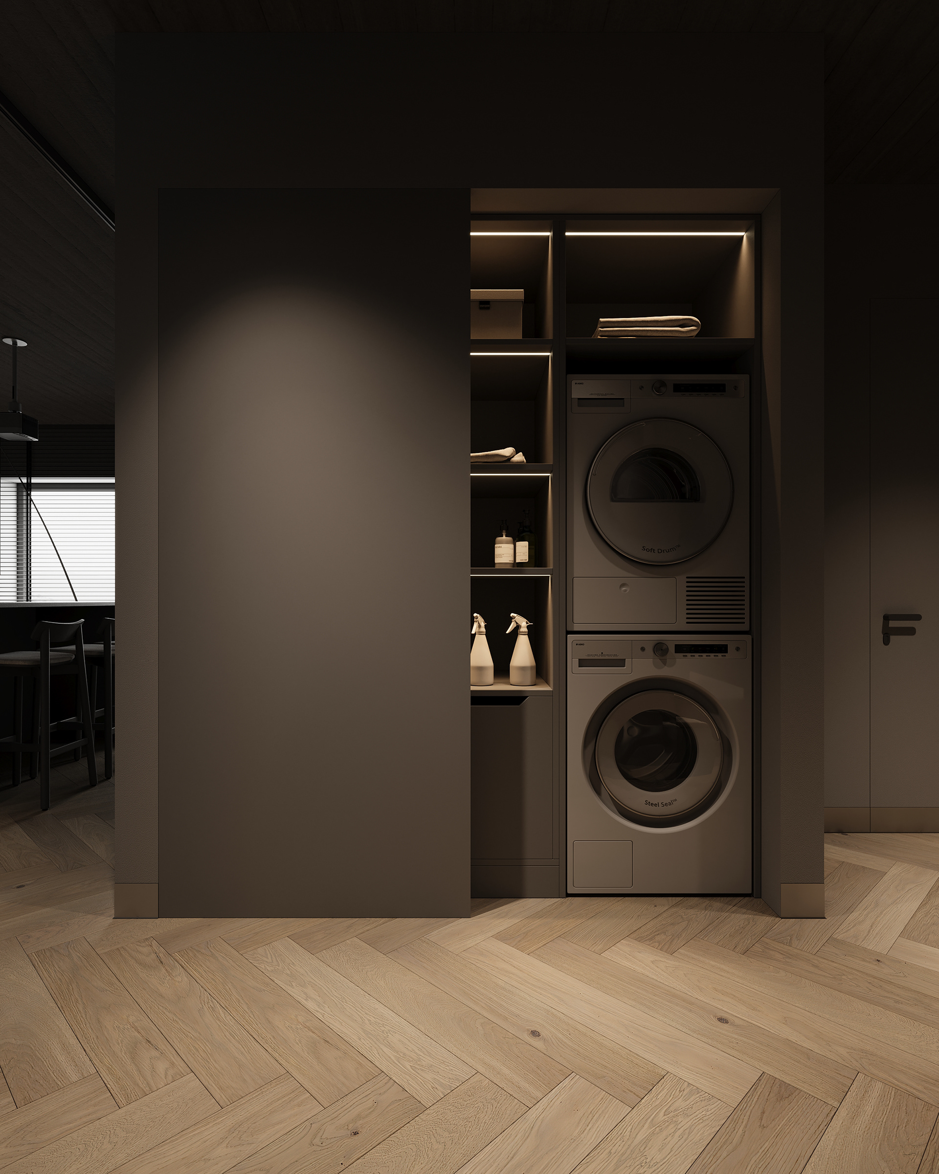 Dark Tones 公寓设计丨Mostdesigngroup-28