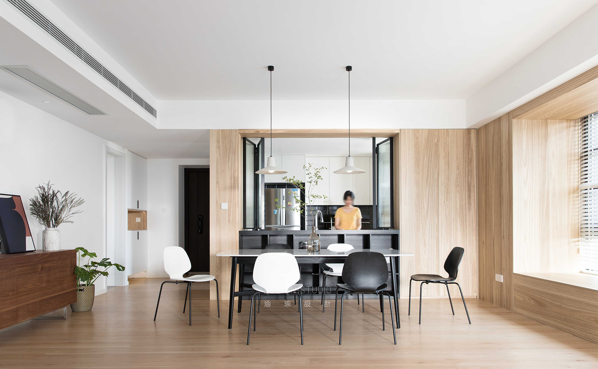 香山美墅果岭 185㎡原木家居,三代同堂的自然生活-22