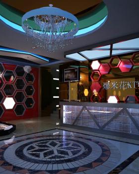 "宝美化 KTV 走廊设计展示"