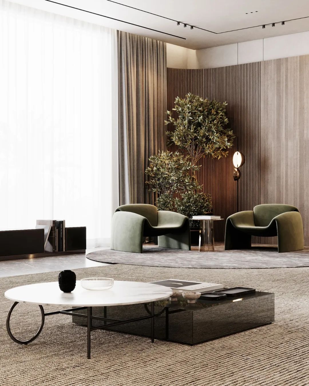 极简奢华绿色住宅设计丨LeQB Architects-11