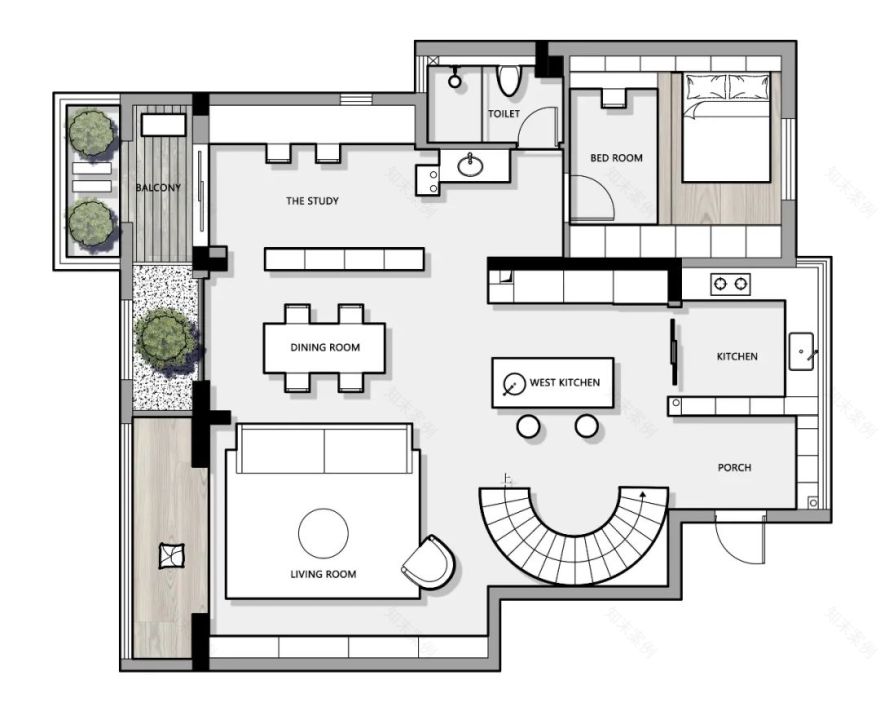 予·舒 · 成都温江复式住宅设计丨中国成都丨观白设计工作室-27