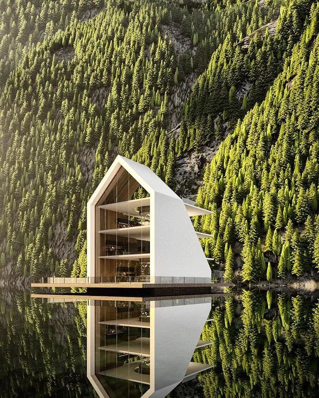 极简主义别墅,融入自然的艺术魅力-73