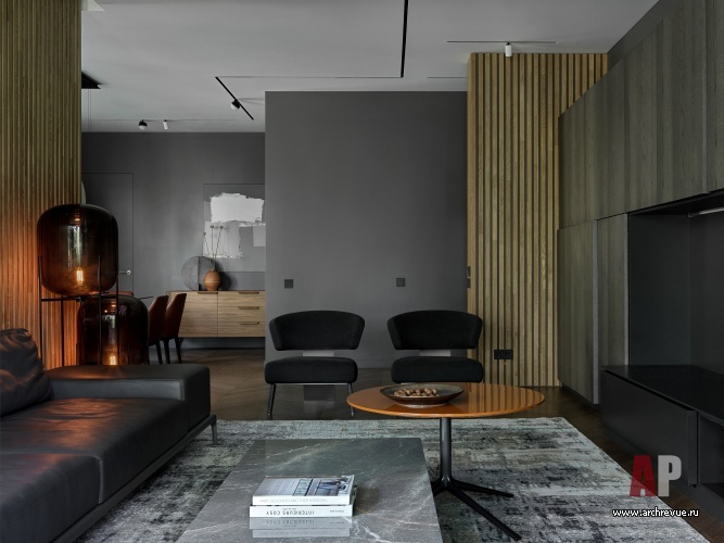 ЖК «Парк Рублево»三室公寓室内设计丨Шапошников Михаил-13