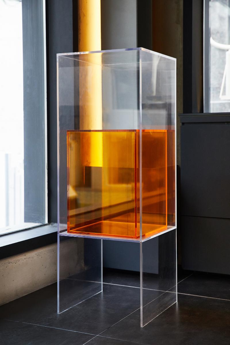 韩式小清新，金属质感混凝土餐厅-6