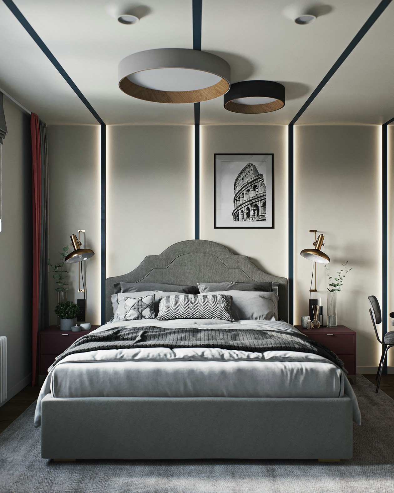 97㎡混搭 风色彩丰富，布局大胆-9