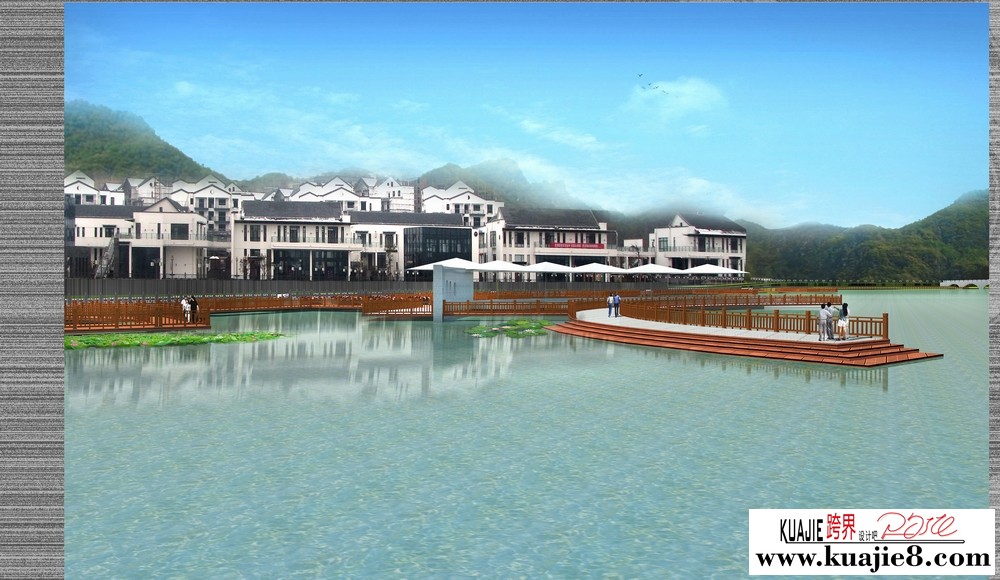 武当山新区 太极湖栈道景观-14