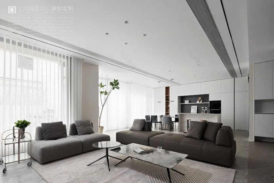 江苏徐州 600㎡现代简约别墅设计丨中国徐州丨鸿鹄设计-30