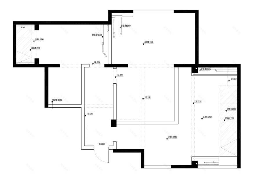 锦粼云荟丨中国杭州丨尔景空间设计-5