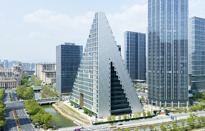 杭州未来科技城新湖中心· 光棱丨中国杭州丨OMA-4