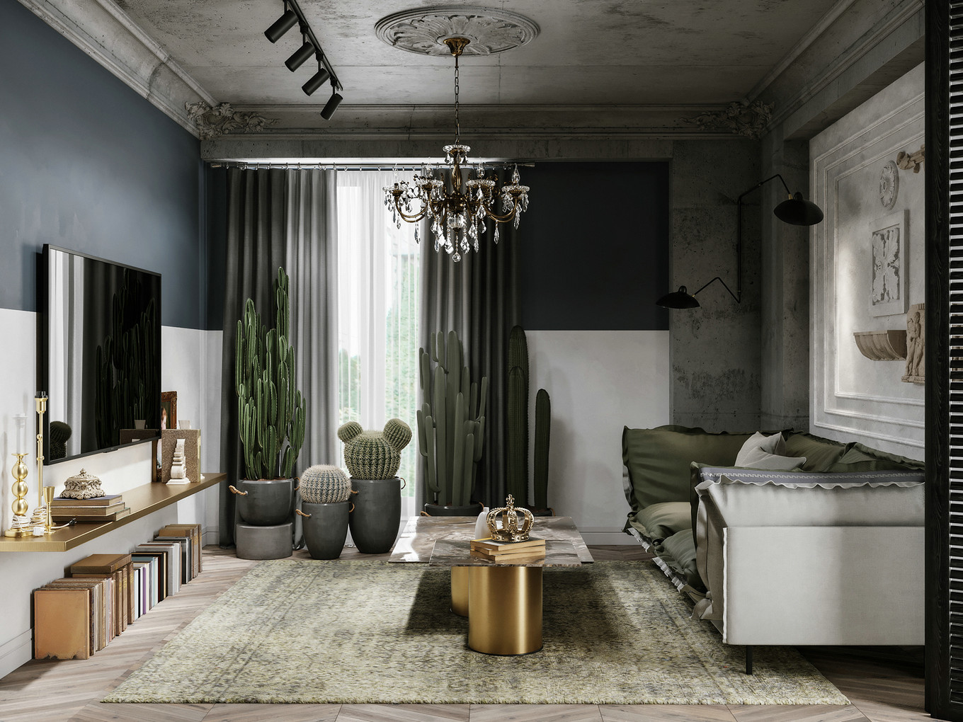 极简欧式设计 - 鸟瞰图高清原图赏析-2