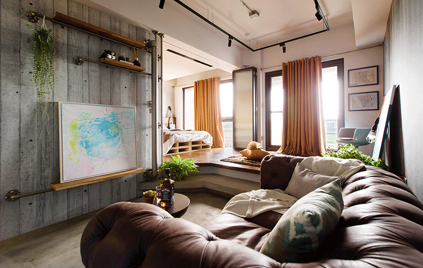 新庄 11 坪个性宅，长虹玻璃拉门打造通透空间-9