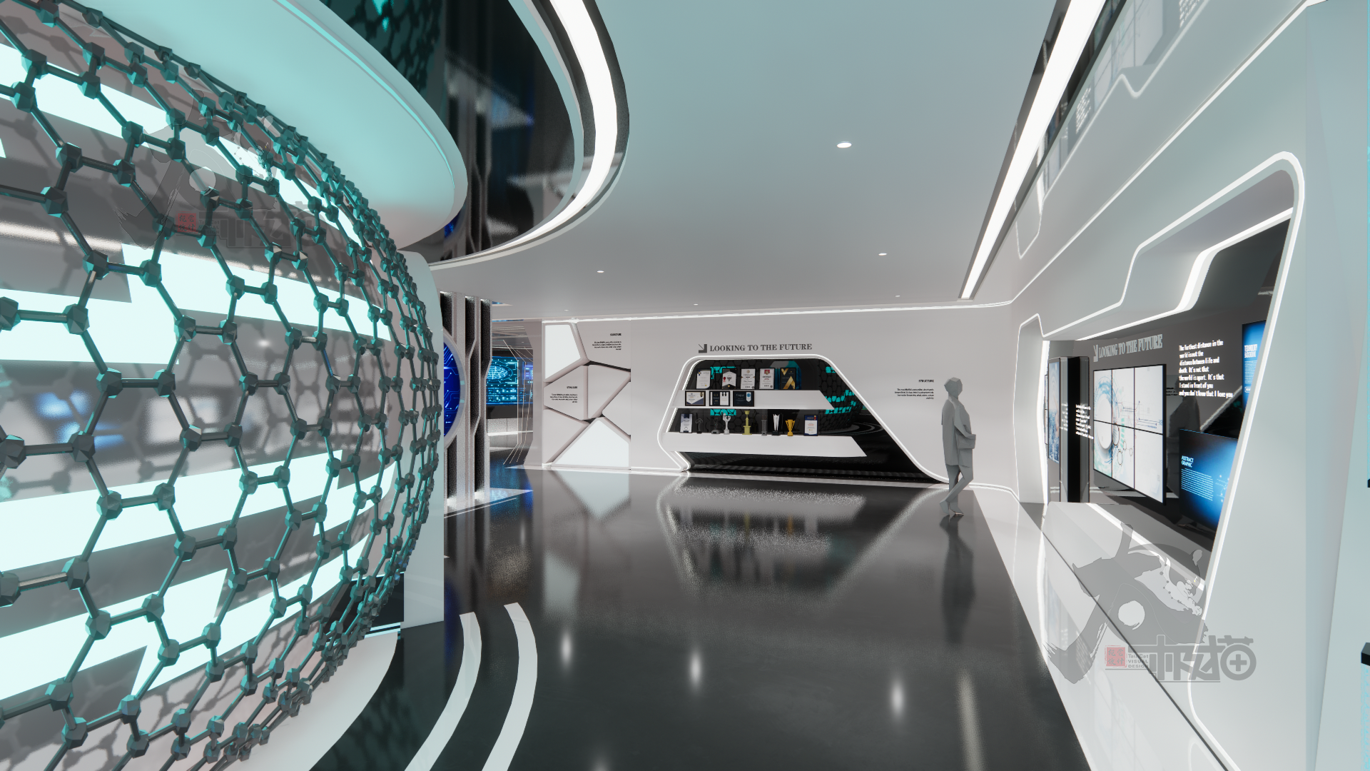 多媒体科技互动展厅党建、企业双切换-5