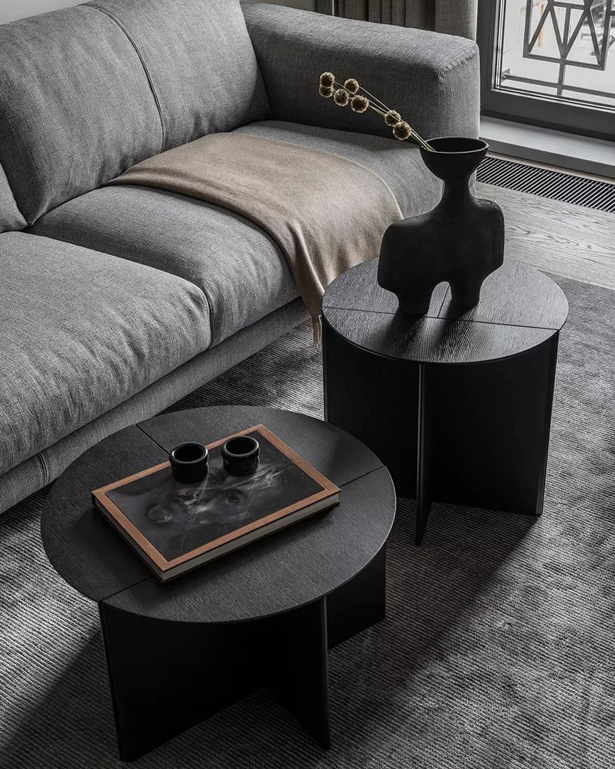 65㎡深色公寓设计丨Svetlana Herzen-6