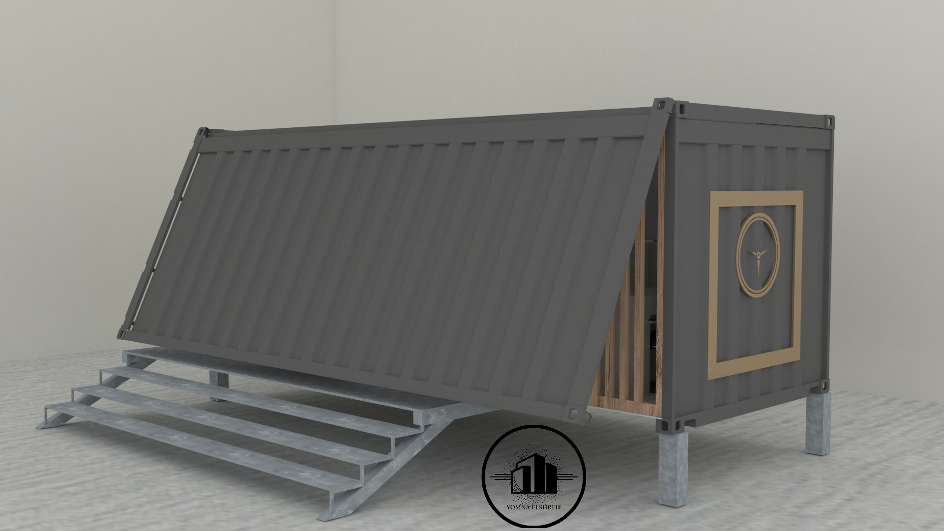 SHIPPING CONTAINER SHOP 室内设计丨YOMNA ELSHREIF-15