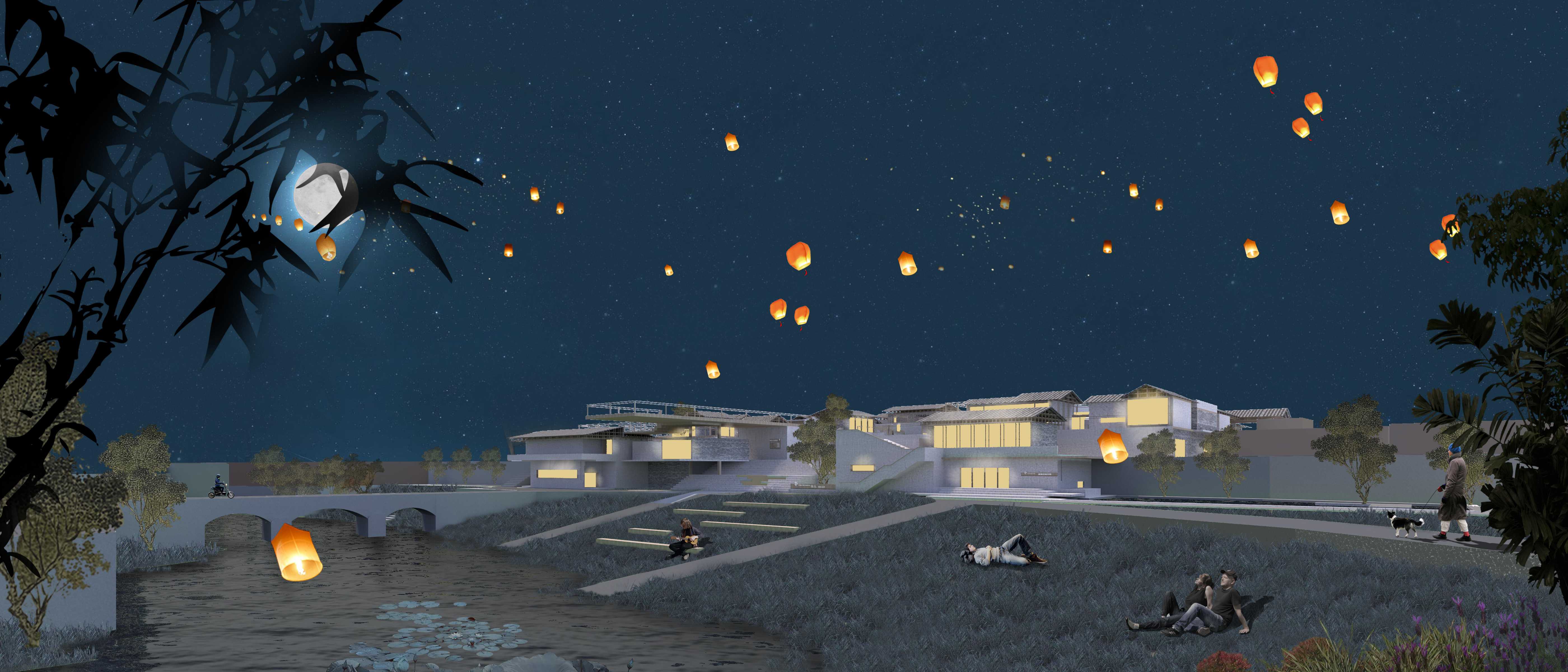 水边村的花席世界——乡村记忆的延续与景观建筑修复-29