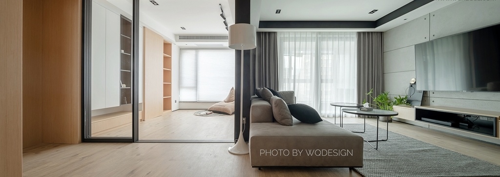 杭州江南国际城 105㎡原木极简空间设计-31