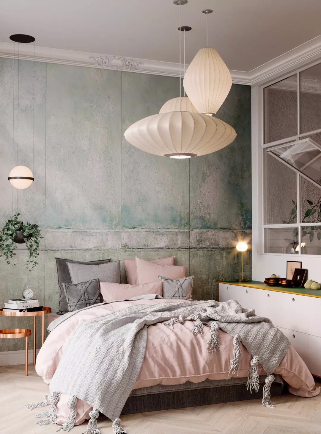 明斯克优雅艺术的年轻家庭住宅  Marina Tsishyna-21