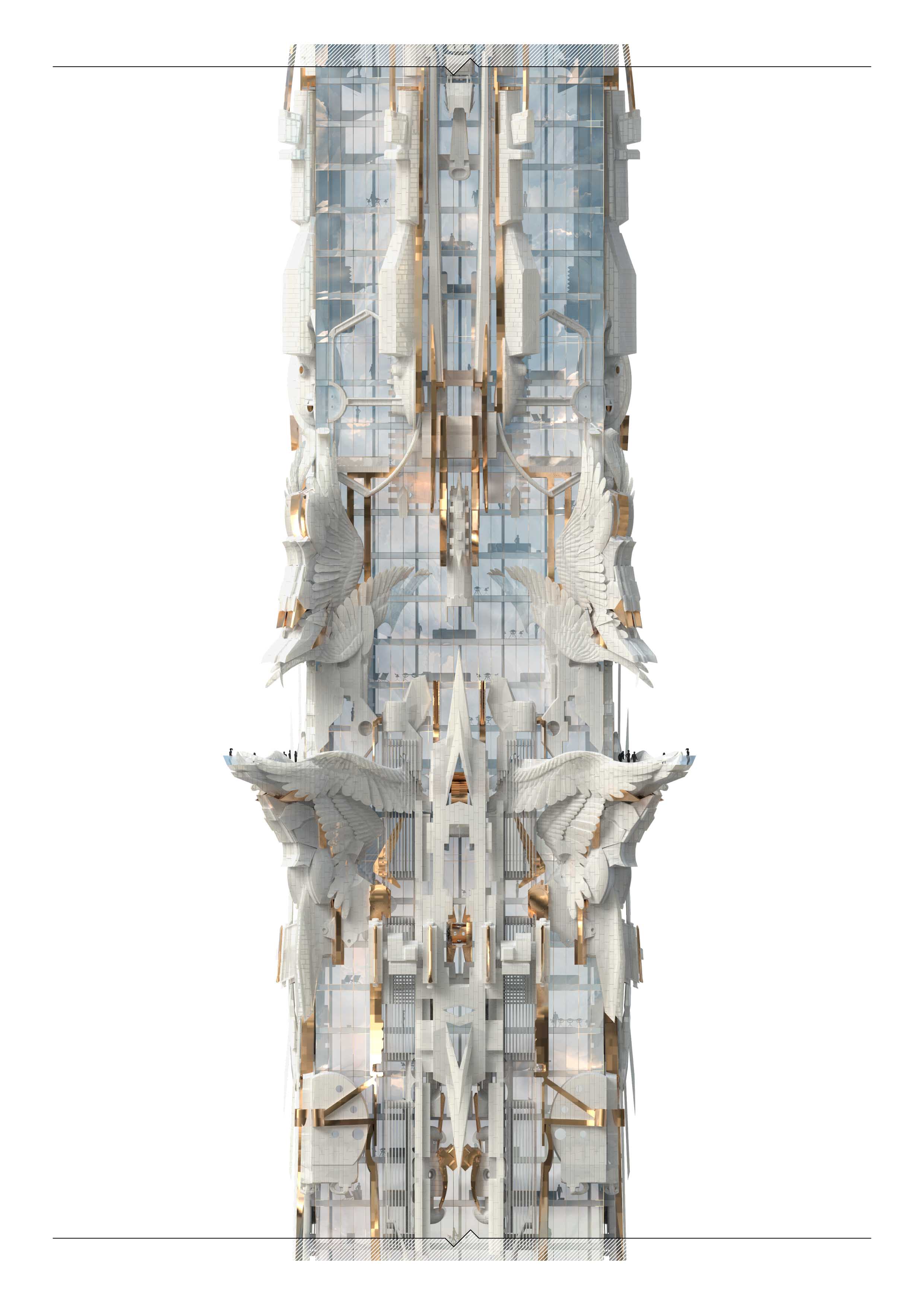 "The Khaleesi"超高层建筑 | Mark Foster Gage Architects 的中央公园南设计-14