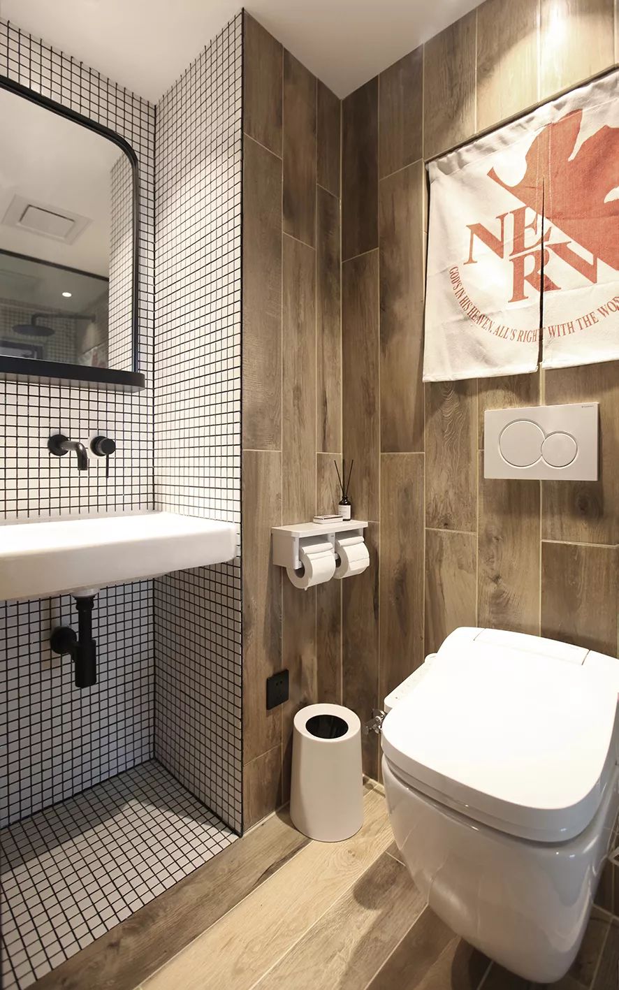 50㎡小户型逆袭，工业风酷炫变装-31