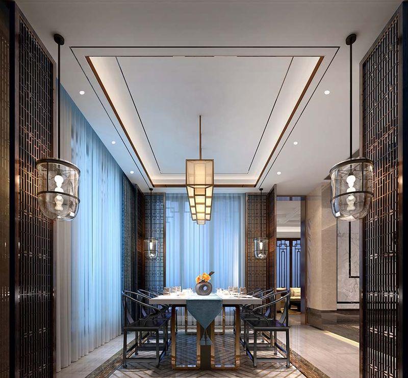 乾唐墅 | 新中式风格的奢华与静谧-4
