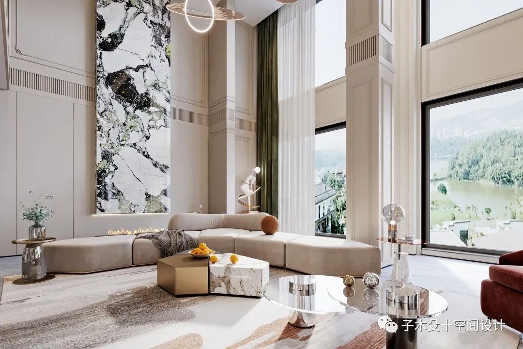 抚顺万科法式浪漫空间丨中国抚顺丨子木殳十空间设计-21