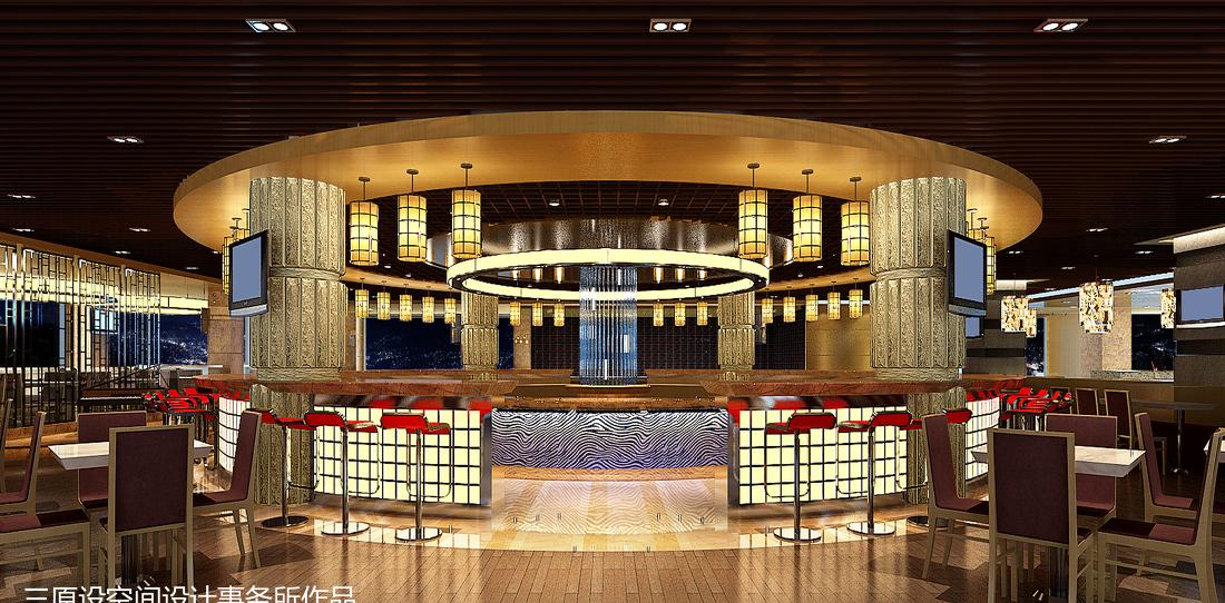 珠海酒楼餐厅——现代中式高端餐饮空间-6