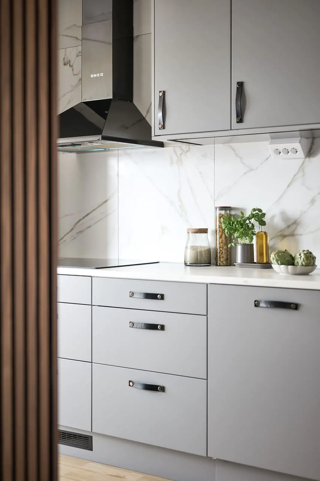 色彩与木质的温暖 | 58m2 公寓的温馨设计-4