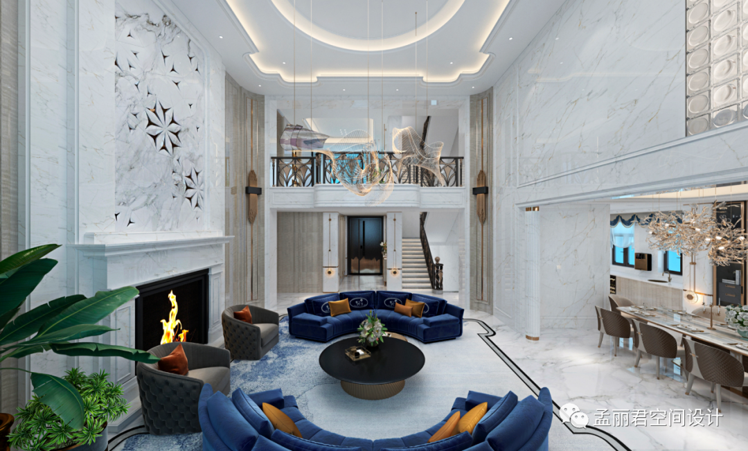 艺术新古典,翡翠世家尊贵府邸设计丨孟丽君空间设计-26