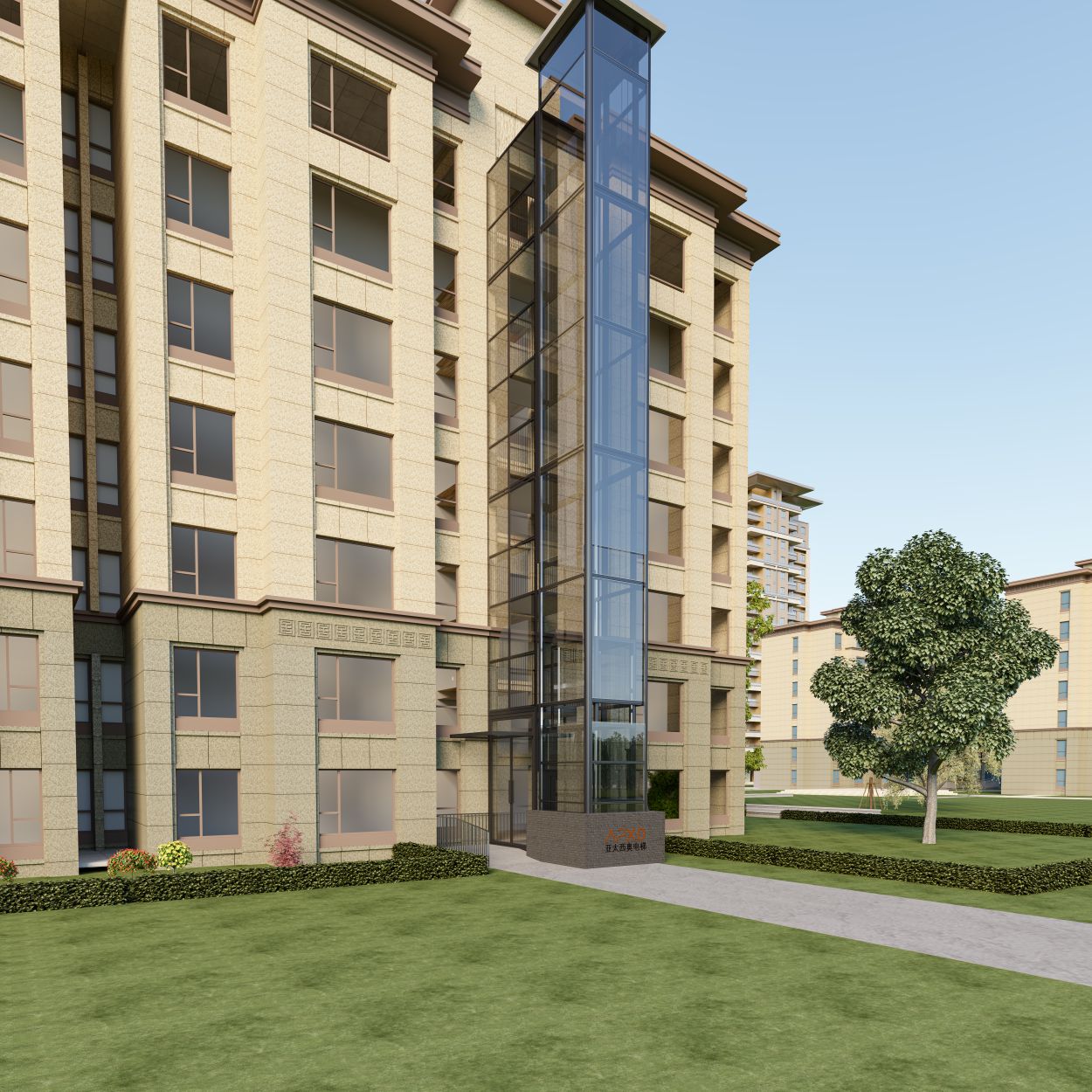 工装建筑渲染年小结-18